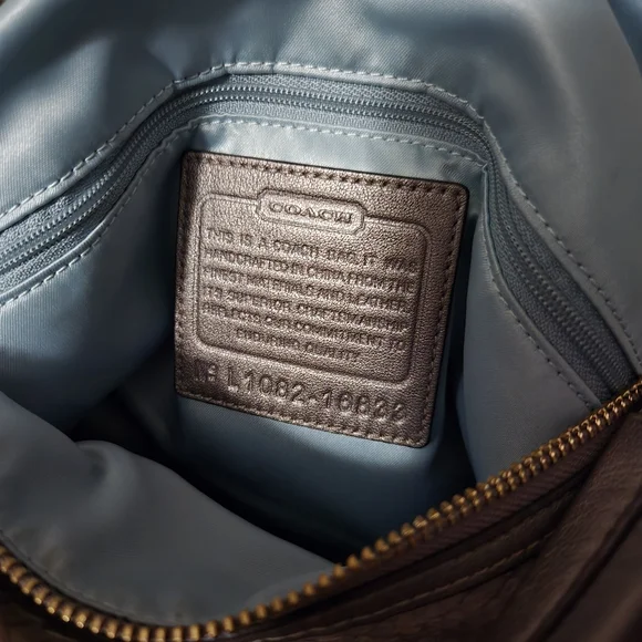 Coach Kristin Python Leather Satchel - Picture 2 of 6